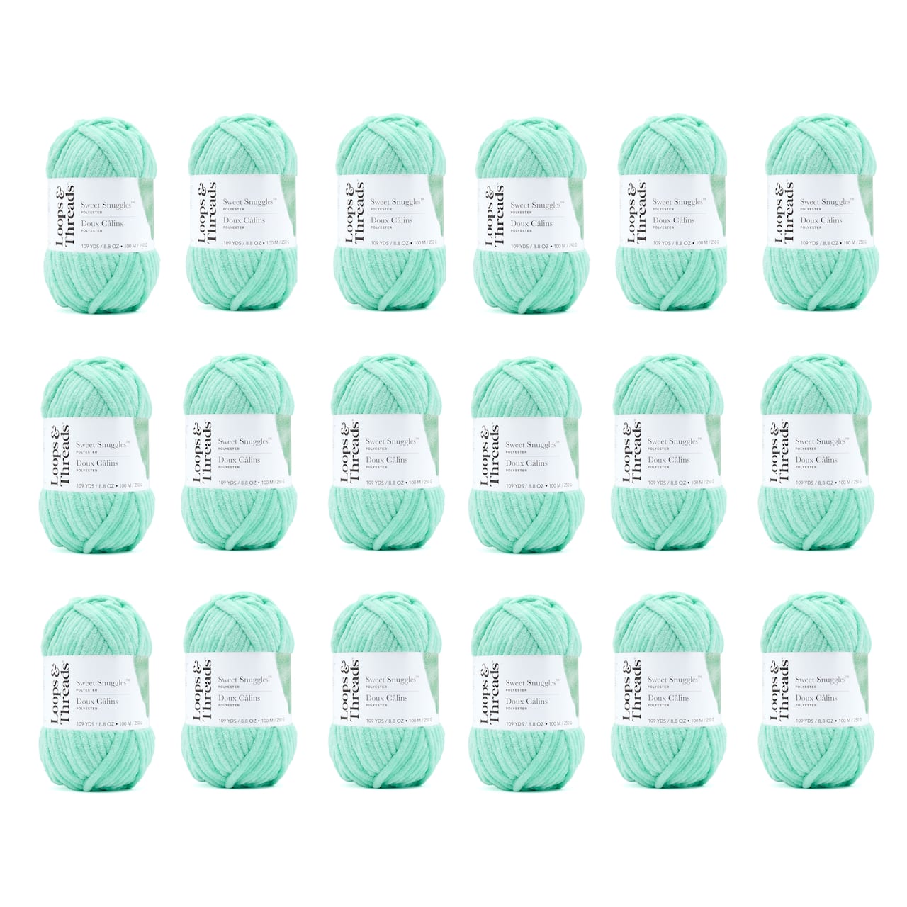 18 Pack: Sweet Snuggles™ Yarn by Loops & Threads®